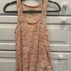 American Eagle Outfitters Geometric Tank Top - Pink and Cream